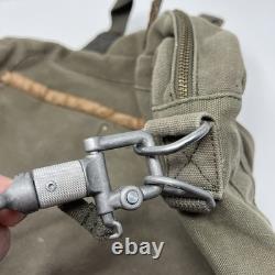 Vintage Oakley Messenger Bag Military Army Green Canvas Travel Surplus 90s RARE