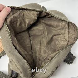 Vintage Oakley Messenger Bag Military Army Green Canvas Travel Surplus 90s RARE