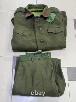 Vintage Old Albania Military Winter Uniform-communism Time Army