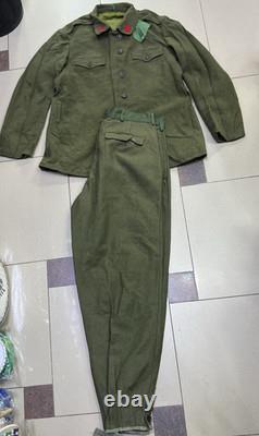Vintage Old Albania Military Winter Uniform-communism Time Army