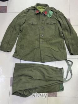 Vintage Old Albania Military Winter Uniform-communism Time Army