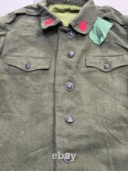 Vintage Old Albania Military Winter Uniform-communism Time Army