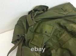 Vintage Olive Drab Damaged US Army Combat Field Pack Large Bag US Military Nylon