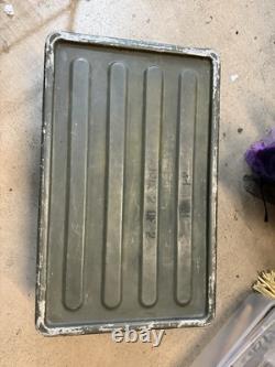 Vintage Original ARMY MEDICAL SUPPLY CHEST MILITARY ISSUE Huge Ammo Box 31x19x11