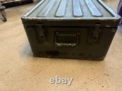 Vintage Original ARMY MEDICAL SUPPLY CHEST MILITARY ISSUE Huge Ammo Box 31x19x11