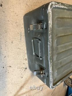 Vintage Original ARMY MEDICAL SUPPLY CHEST MILITARY ISSUE Huge Ammo Box 31x19x11