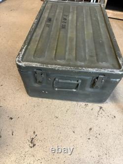 Vintage Original ARMY MEDICAL SUPPLY CHEST MILITARY ISSUE Huge Ammo Box 31x19x11