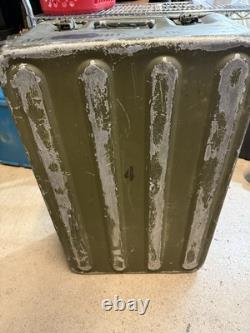 Vintage Original ARMY MEDICAL SUPPLY CHEST MILITARY ISSUE Huge Ammo Box 31x19x11