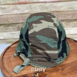 Vintage PASGT Helmet Size Small STEMACO 1987 Woodland Camo Military USGI Army