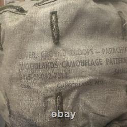 Vintage PASGT Helmet Size Small STEMACO 1987 Woodland Camo Military USGI Army
