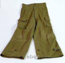 Vintage Payelle Derval French Army Military Field Cargo Pants M47