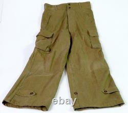 Vintage Payelle Derval French Army Military Field Cargo Pants M47