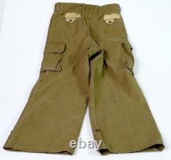 Vintage Payelle Derval French Army Military Field Cargo Pants M47