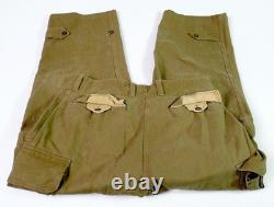 Vintage Payelle Derval French Army Military Field Cargo Pants M47