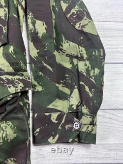 Vintage Portuguese Army M964 Lizard Camo Combat Jacket OGF Hooded 60s 70s