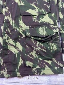 Vintage Portuguese Army M964 Lizard Camo Combat Jacket OGF Hooded 60s 70s