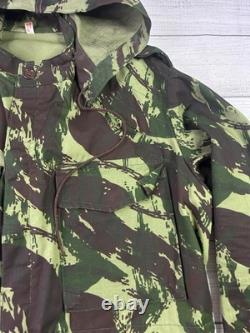 Vintage Portuguese Army M964 Lizard Camo Combat Jacket OGF Hooded 60s 70s
