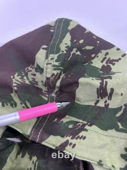 Vintage Portuguese Army M964 Lizard Camo Combat Jacket OGF Hooded 60s 70s