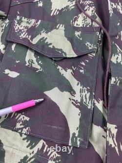 Vintage Portuguese Army M964 Lizard Camo Combat Jacket OGF Hooded 60s 70s
