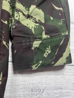 Vintage Portuguese Army M964 Lizard Camo Combat Jacket OGF Hooded 60s 70s