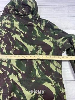 Vintage Portuguese Army M964 Lizard Camo Combat Jacket OGF Hooded 60s 70s