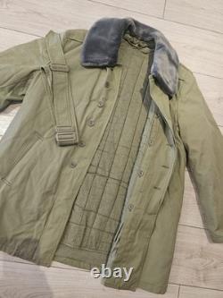 Vintage Romanian Cold War Era Military Surplus Parka with Lining Size M