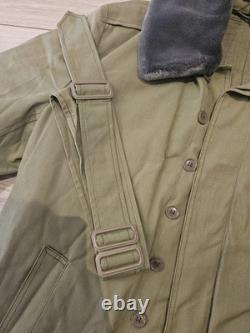 Vintage Romanian Cold War Era Military Surplus Parka with Lining Size M