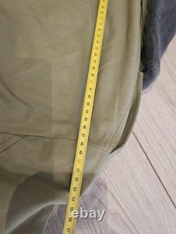 Vintage Romanian Cold War Era Military Surplus Parka with Lining Size M