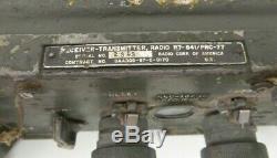 Vintage Rt-841 / Prc-77 Military Army Receiver Radio Transmitter