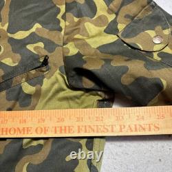 Vintage Russian Army Military Camouflage Field Jacket Work Shirt Men Large