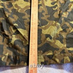Vintage Russian Army Military Camouflage Field Jacket Work Shirt Men Large