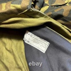 Vintage Russian Army Military Camouflage Field Jacket Work Shirt Men Large