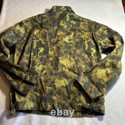 Vintage Russian Army Military Camouflage Field Jacket Work Shirt Men Large