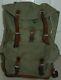 Vintage Swiss Army Military Leather Trim Salt & Pepper Rucksack/backpack