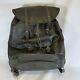 Vintage Swiss Army Military Rubberized Leather Strapped Backpack