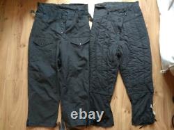 Vintage Soviet winter Army USSR Uniform Military pants VATNIK Tank soldier Blue