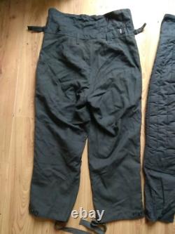 Vintage Soviet winter Army USSR Uniform Military pants VATNIK Tank soldier Blue