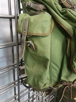 Vintage Super Rare Genuine Swedish Army LK70 Rucksack Military surplus backpack
