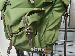 Vintage Super Rare Genuine Swedish Army LK70 Rucksack Military surplus backpack