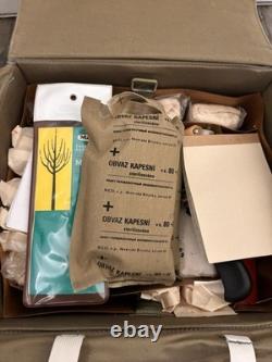 Vintage Surplus Military Field Czech Army Medical Kit Z vzor 80
