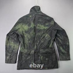 Vintage Swedish Army M39 Field Jacket C44 Green Black Mottled Military Coat Vintage Swedish Army M39 Field Jacket C44 Green Black Mottled Military Coat