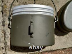 Vintage Swedish Military Army Surplus m40 mobile stove mess kit. Made to last