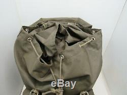 Vintage Swiss Army Flehmann Rubberized Mountain Military Rucksack Backpack