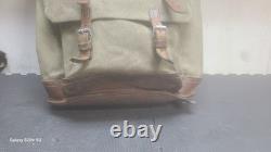 Vintage Swiss Army Military Backpack Leather Canvas The Last Of Us Show Abbys
