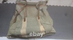 Vintage Swiss Army Military Backpack Leather Canvas The Last Of Us Show Abbys