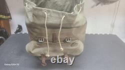Vintage Swiss Army Military Backpack Leather Canvas The Last Of Us Show Abbys