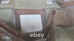 Vintage Swiss Army Military Backpack Leather Canvas The Last Of Us Show Abbys