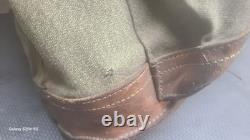 Vintage Swiss Army Military Backpack Leather Canvas The Last Of Us Show Abbys