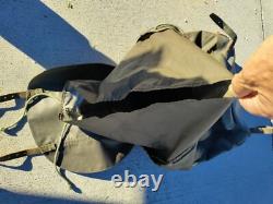 Vintage Swiss Army Military Backpack Rubberized Waterproof Hunting Rucksack Bag