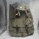 Vintage Swiss Army Military Backpack Rucksack Canvas Leather Salt & Pepper 1968